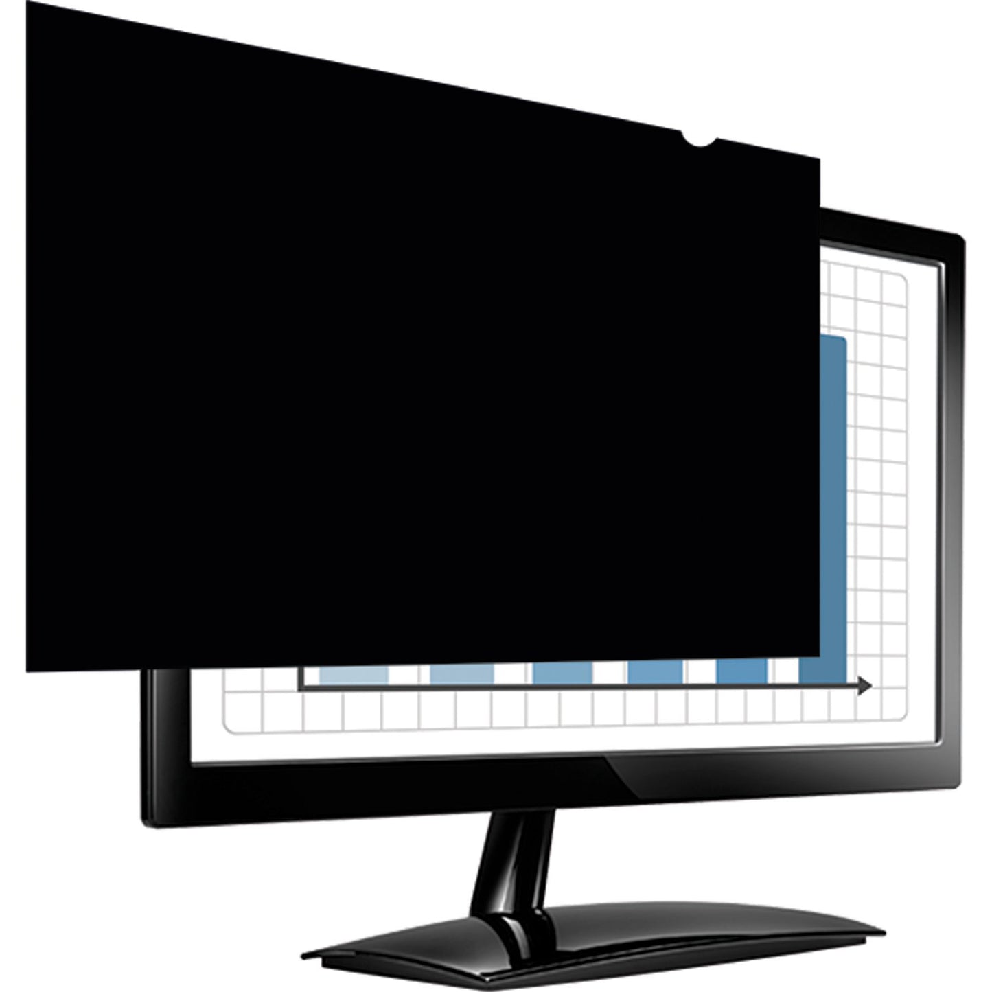 Fellowes PrivaScreen Blackout Privacy Screen, 23.8" Wide (4816901)