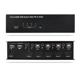 Siig SIIG CEKV0612S1 4x1 USB HDMI KVM Switch with 4 (CE-KV0612-S1)