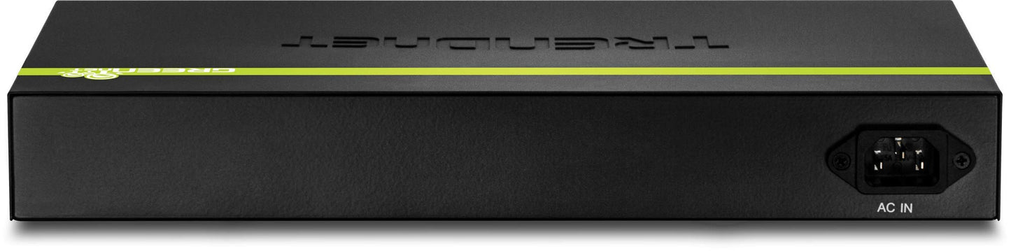 TRENDnet 8-Port Gigabit PoE+ and 2-Port Gigabit Ethernet Web Smart Switch with 2 Shared SFP Slots, Rack Mountable, TPE-1020WS