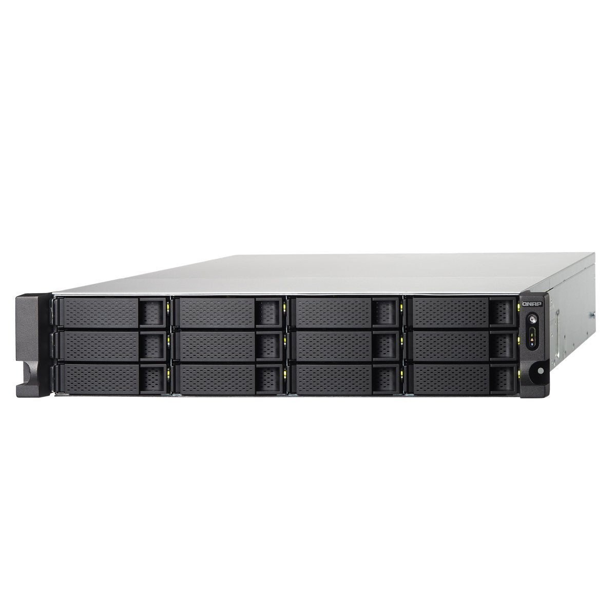 QNAP TS-1273U-RP-8G-US 2U 12-Bay NAS/iSCSI IP-SAN, 10GbE, Redundant PSU