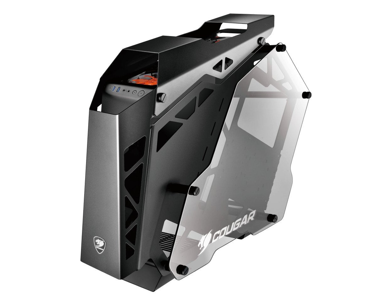 Cougar CONQUER ATX Gaming Case -  / Mini ITX / Micro ATX PC Case /  ATX Computer Case- Mid Tower -Tempered Glass - Fan and Water Cooling Support