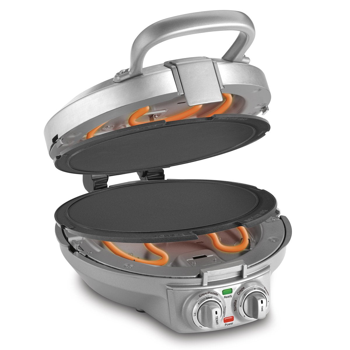 Open Box CUISINART CPP-200C International Chef Cr?pe/Pizzelle, Pancake Plus, Silver
