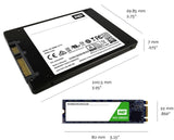 Western Digital 120GB Green 2.5" Internal Solid State Drive SATA Model WDS120G2G0A