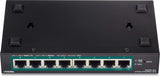TRENDnet 8-Port Gigabit EdgeSmart PoE+ Switch, 8 x Gigabit PoE+ Ports, Desktop Switch, 64W PoE Power Budget, Managed PoE+ Switch, Wall Mountable, Desktop Ethernet Switch,Lifetime Protection,TPE-TG82ES