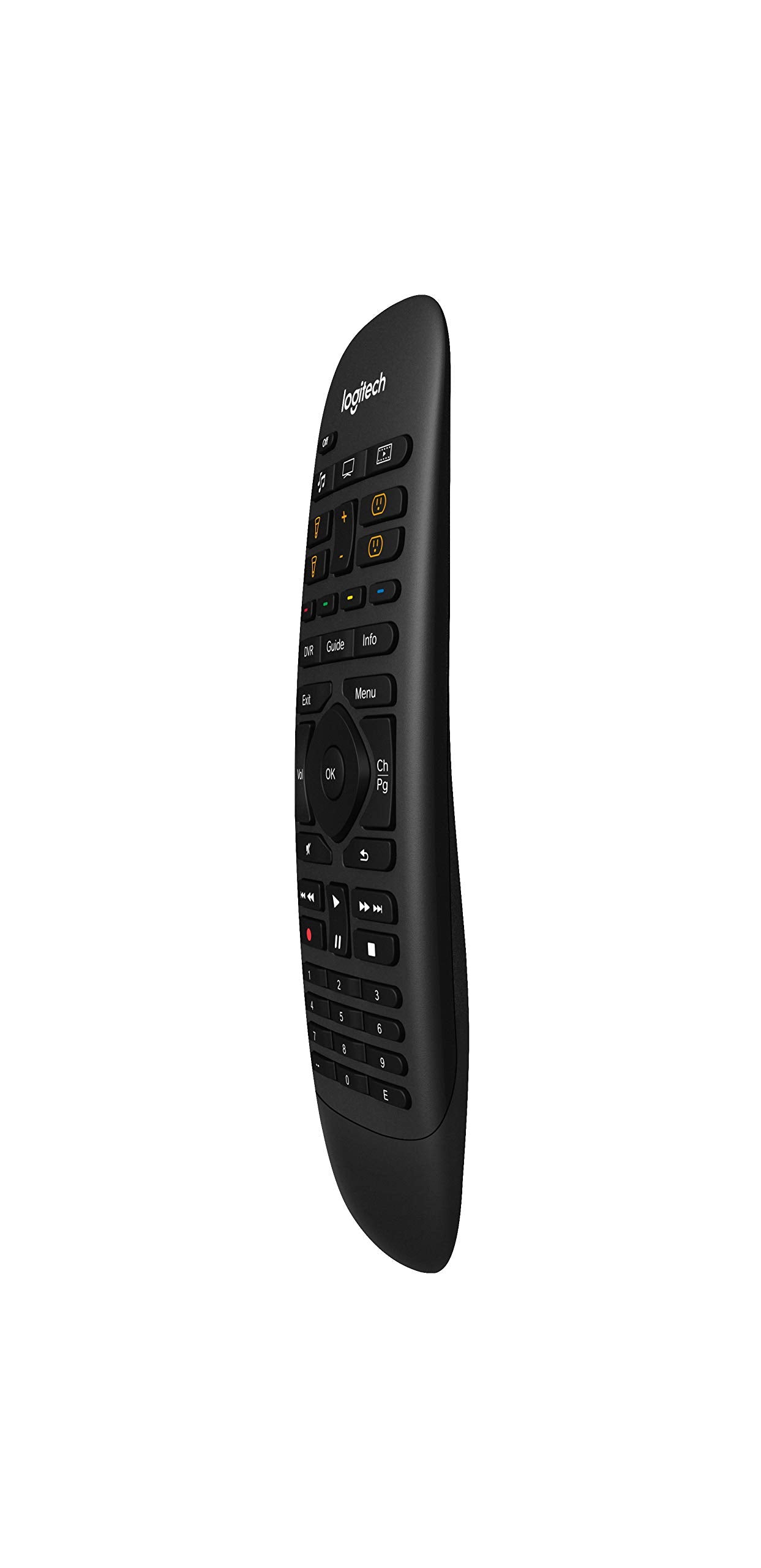 Refurbished Logitech Harmony Smart Control with Smartphone App and Simple All in One Remote - Black