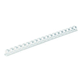 Fellowes Plastic Comb Bindings, 0.3-Inch, 55-Sheet Capacity, 100-Pack, White (52371)