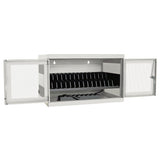 Tripp Lite 16-Port AC Charging Storage Station Cabinet for Chromebook and Laptop, 17-Inch Depth, Wall Mount and Cart Option, White (CSC16ACW)