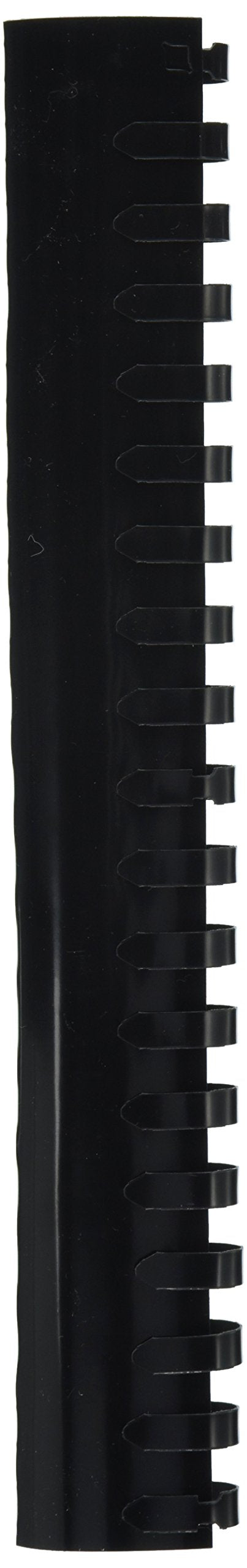 Fellowes Plastic Comb Binding Spines, 1 1/2 Inch Diameter, Black, 340 Sheets, 50 Pack (52368)