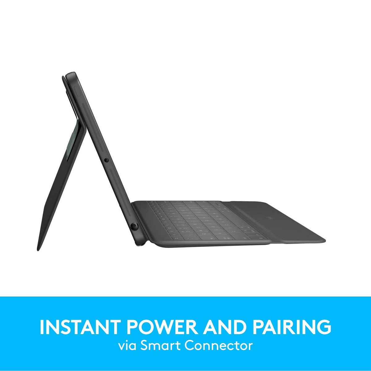 Logitech Rugged Folio Compatible with Seventh-Generation iPad, Graphite