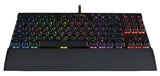 Open Box Corsair Gaming K65 RGB Compact Mechanical Gaming Keyboard - with Cherry MX Red Switches