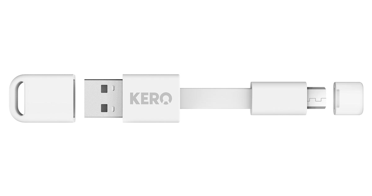Kero Nomad Authentic Nomad Cable (MCU-W) Micro USB 2.0 A Micro B (White)