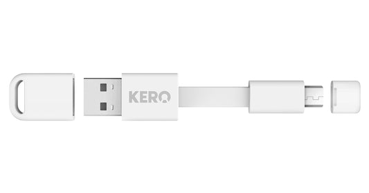 Kero Nomad Authentic Nomad Cable (MCU-W) Micro USB 2.0 A Micro B (White)