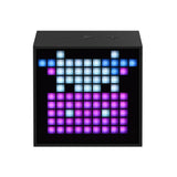 Divoom TIMEBOXBLACK Timebox Mini Portable Sleep-Aid Smart Alarm Clock with APP Programmable Pixel LED Bluetooth Speaker