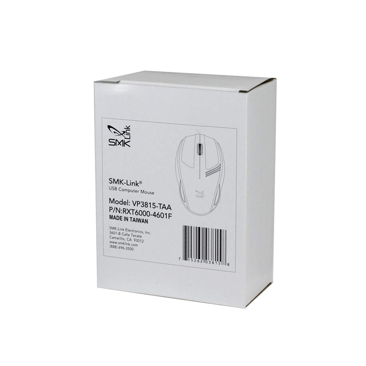 SMK-LINK & Gyration VP3815 Corded USB Computer Mouse