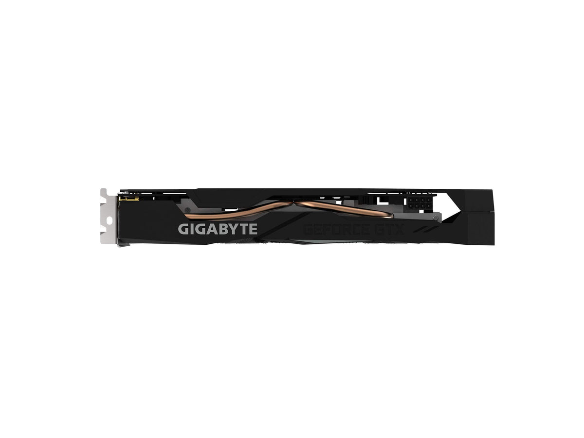GIGABYTE GeForce GTX 1660 Ti Windforce OC 6G 192-bit GDDR6 DisplayPort 1.4 HDMI 2.0B with Windforce 2X Cooling System Graphic Cards- Gv-N166TWF2OC-6GD