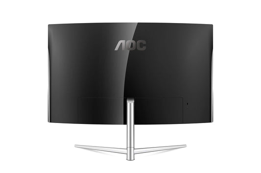 AOC C32V1Q 31.5" Full HD 1920x1080 Monitor, Curved VA Panel, 4ms 75Hz, Frameless, HDMI/DisplayPort/VGA, Flickerfree, Low Blue Mode, VESA
