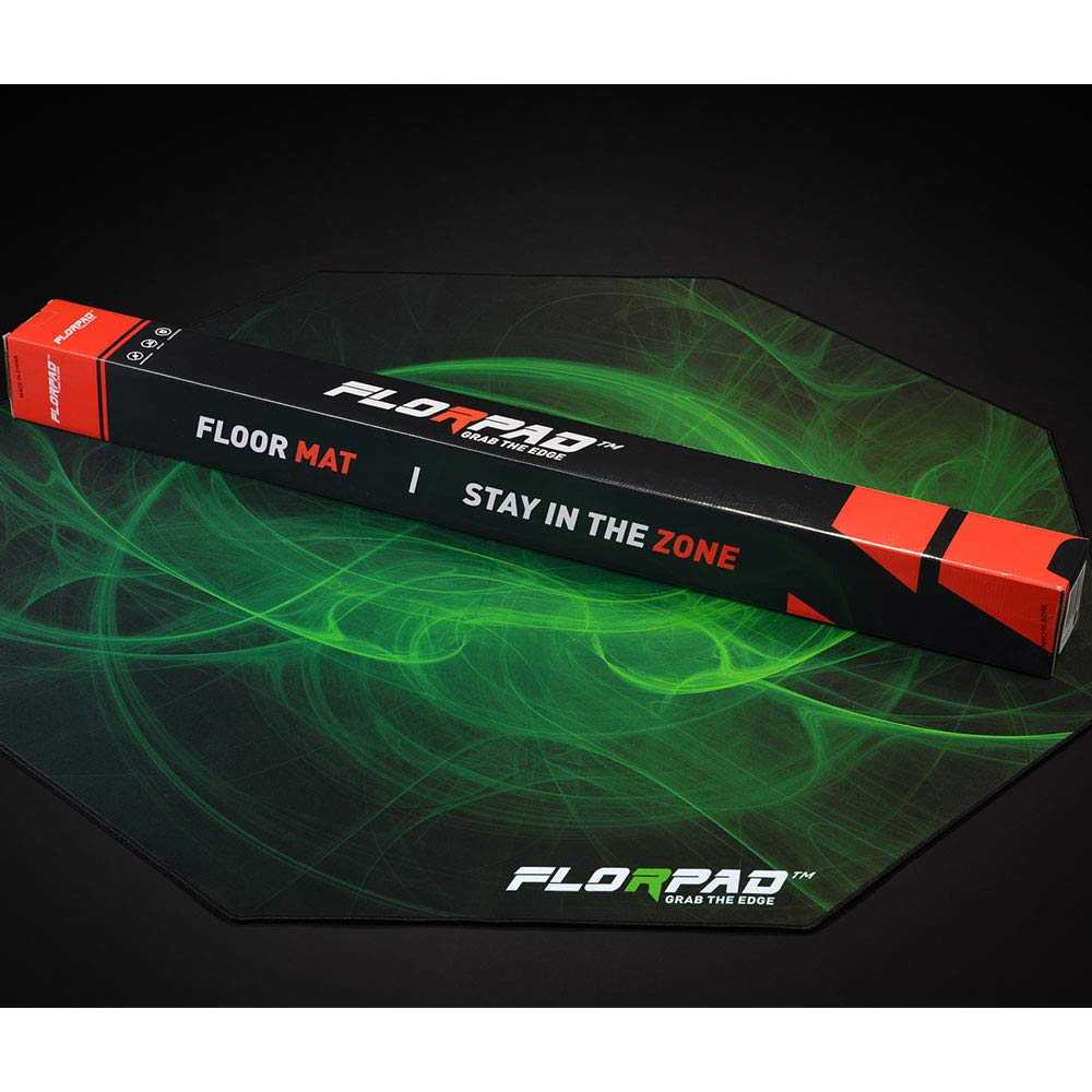 Florpad Venom Gaming Office Chair Mat | Protects All Floors | Liquid Resistant | Noise Cancelling | Smooth Surface 45'' x 45''