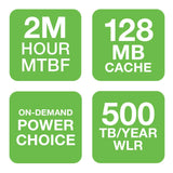 Seagate Exos 7E8 6TB 512e SATA 256MB Cache 3.5-Inch Enterprise Hard Drive (ST6000NM0115)