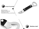 Hisen Multi-Functional Bottle Opener Stainless Steel with Anti-Skid Handle