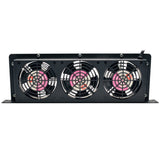 TRIPP LITE Rack Enclosure Server Cabinet 1U Cooling Fan Tray 3 120V High-Performance Fans, Black