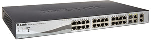 Open Box D-Link Switch DES-1210-28P 24 x Port 10/100 2xCombo SFP/2x Gigabit Web Smart Retail