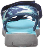 Northside Women's Kenya Sandal, Navy/Light Blue, 6 M US