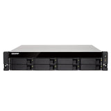 QNAP TS-863XU-4G-US 2U 8-Bay AMD 64bit x86-based NAS and iSCSI/IP-SAN, Quad Core 2.0GHz, 4GB RAM, 4 x 1GbE, 1 x 10GbE (10GBASE-T), Single PSU (not upgradeable)