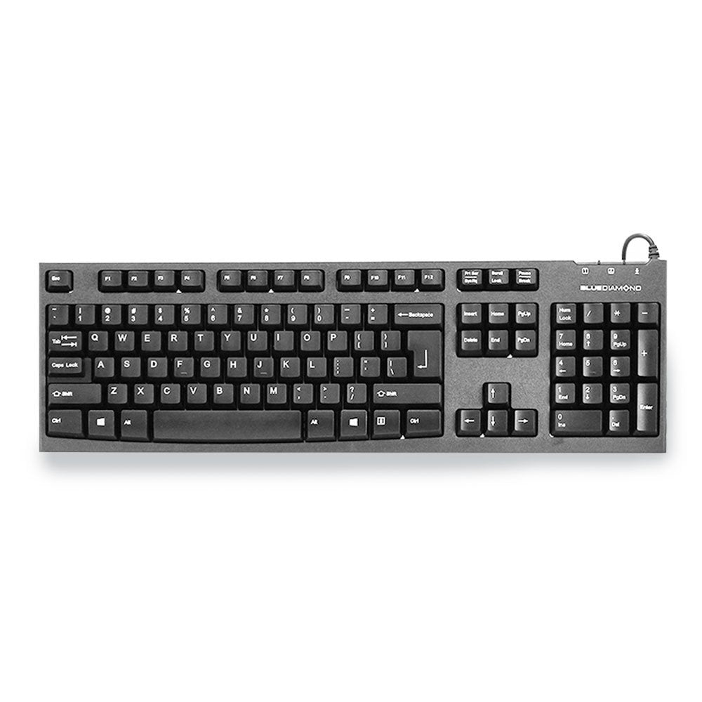 BlueDiamond  USB Keyboard - English - Spill Resistant