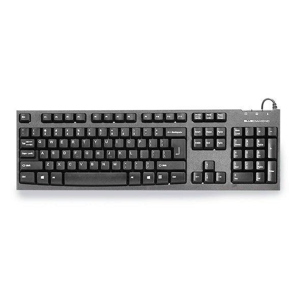 BlueDiamond  USB Keyboard - English - Spill Resistant
