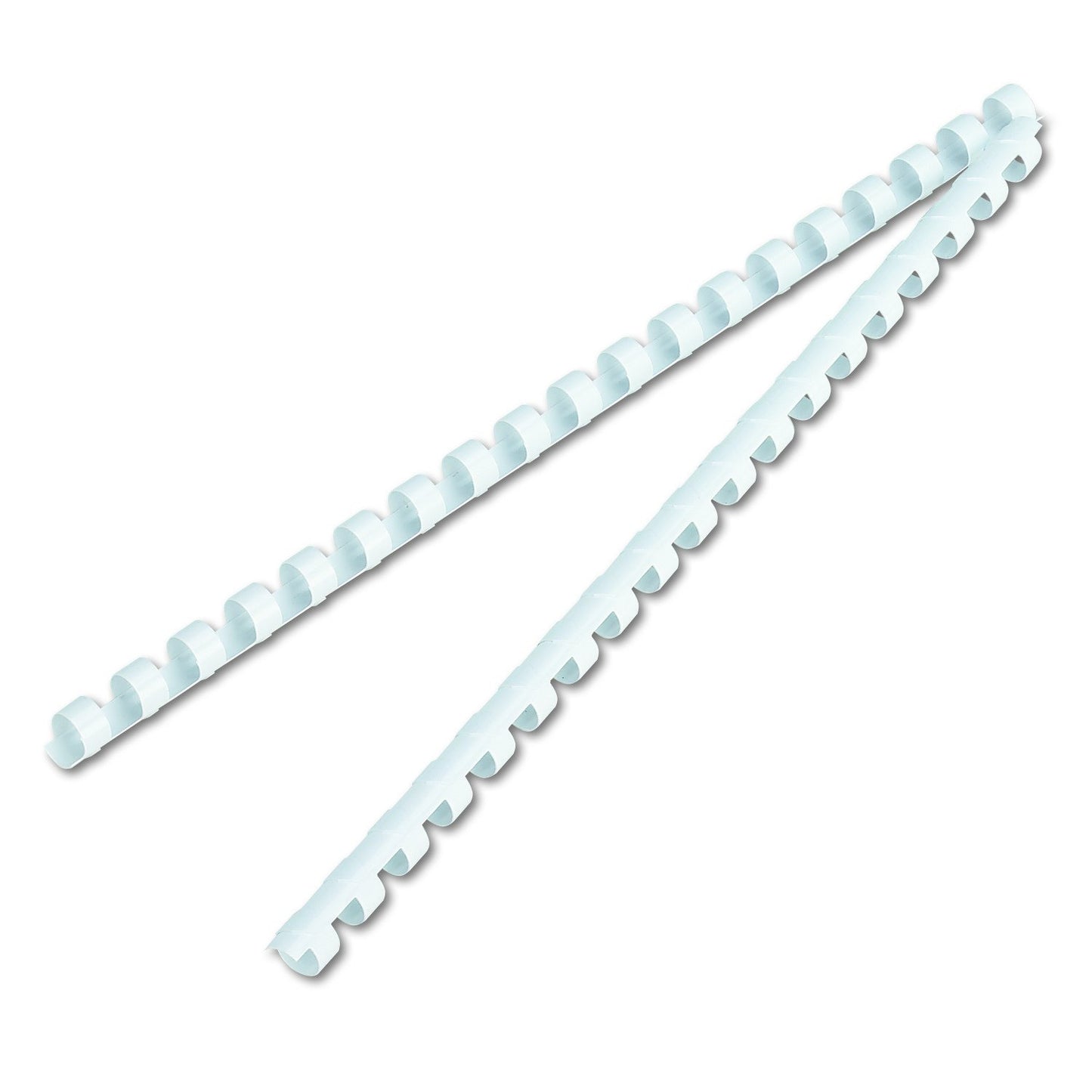 Fellowes Plastic Comb Bindings, 0.3-Inch, 55-Sheet Capacity, 100-Pack, White (52371)