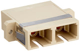 C2G 27098 SC Female to SC Female Duplex Fiber Optic Adapter, Beige