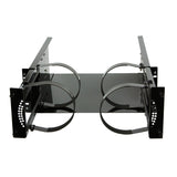 Rocstor Rocmount RM-Dual Mac Pro Rackmount - 4U - Sliding Cradle Bracket (Y10RMDL-01)