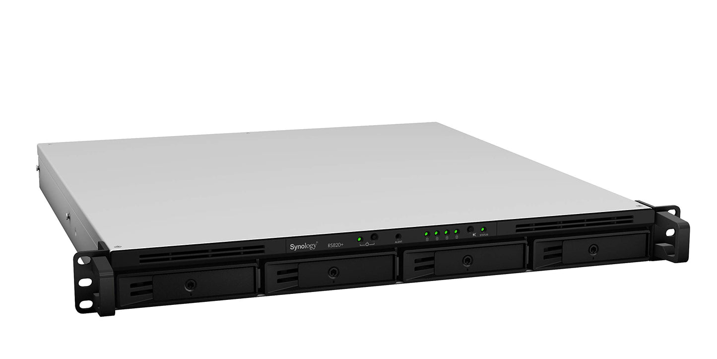 Synology 4bay NAS RackStation RS820+ (Diskless)
