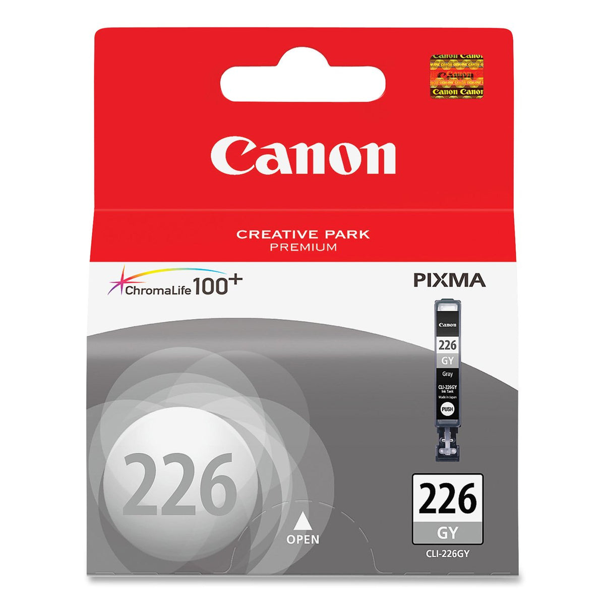 Genuine Canon CLI-226 Ink Tank, Grey - 4550B001