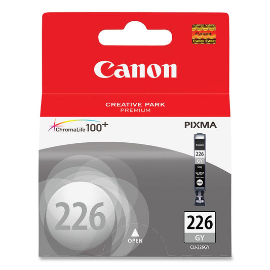 Genuine Canon CLI-226 Ink Tank, Grey - 4550B001