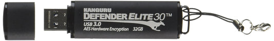 Kanguru Solutions 32GB Defender Elite Flash Drive (KDFE30-32G)