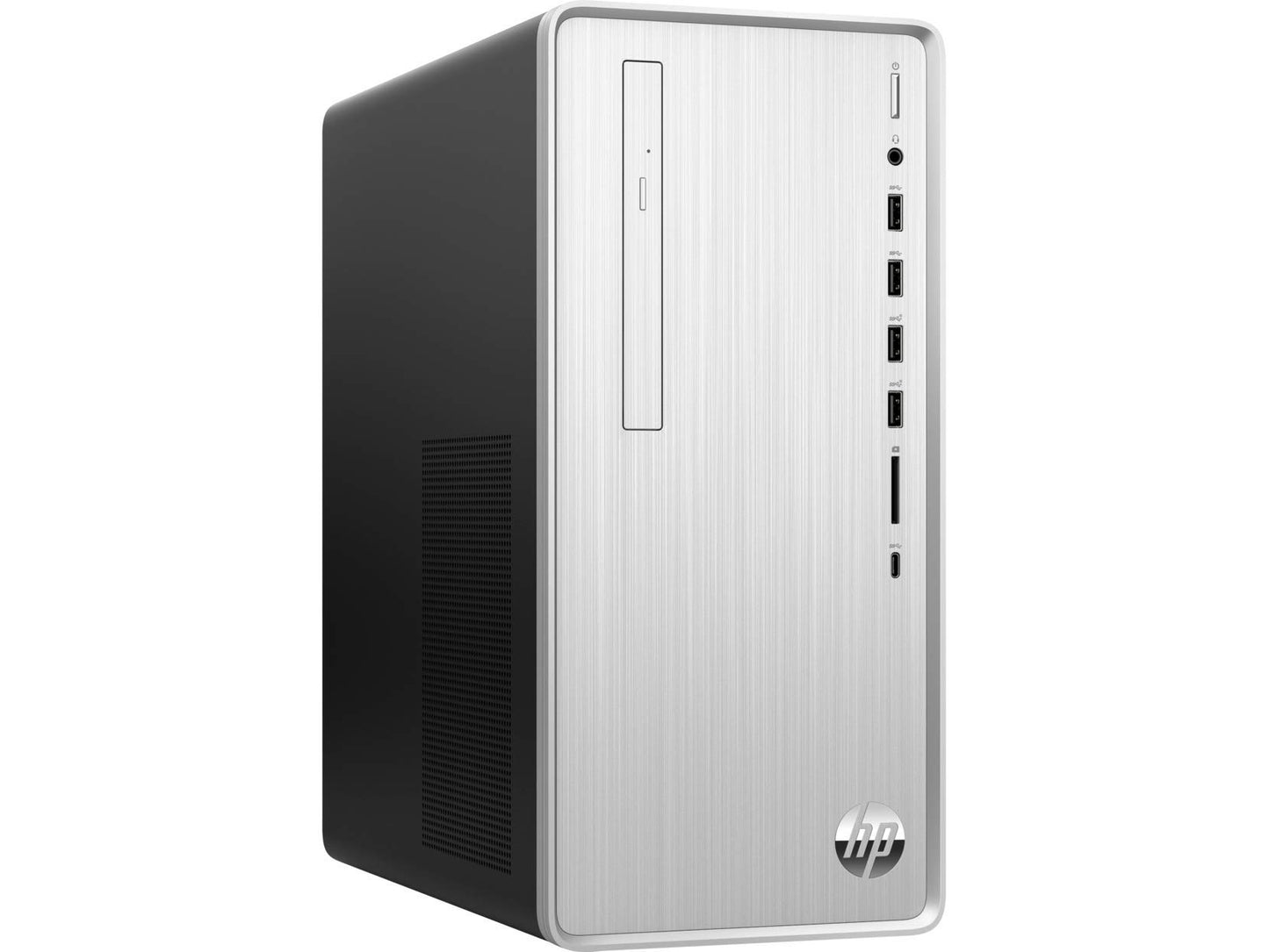 HP Pavilion Desktop (AMD Ryzen 3 3200G with Radeon Vega 8, 8GB, 256GB SSD, DVD Writer, Windows 10 Home, Silver) TP01-0109
