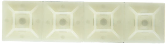 StarTech.com Self-adhesive Nylon Cable Tie Mounts - Pkg of 100 - Cable organizer - HC102