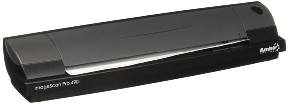 Ambir Technology DS490-AS ImageScan Pro 490i Duplex ID Card and Document Scanner with AmbirScan