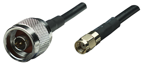Manhattan 6 -Feet Antenna Cable, N-Type Male/RP-SMA Male, RG-58, 0.25 (522137)