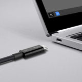 BELKIN F2CD084BT0.8MBK Belkin Thunderbolt 3 Cable (100W Thunderbolt Cable, USB-C to USB-C Cable), 2.6ft/0.8M,