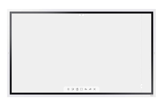 Samsung Flip 2 WM55R 55 Inch Digital Flipchart for Business 4K UHD 3840x2160 with Touch Screen, Wi-Fi, HDMI, USB and 3-Year Warranty (LH55WMRWBGCXZA), Light Gray