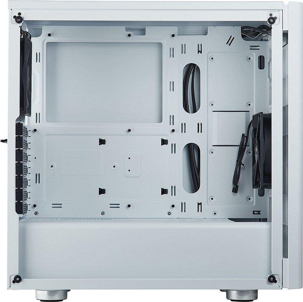 Corsair Carbide 275R Mid-Tower Gaming Case, Window Side Panel- White