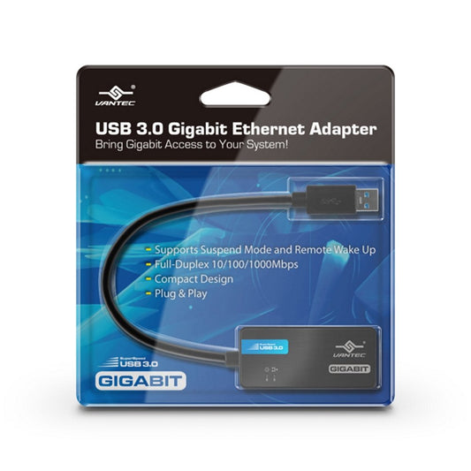 Vantec USB 3.0 Gigabit Ethernet Adapter (CB-U300GNA)
