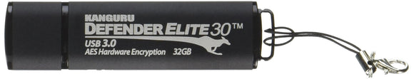 Kanguru Solutions 32GB Defender Elite Flash Drive (KDFE30-32G)