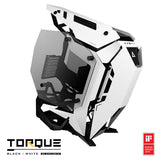 Antec Torque White/Black Aluminum ATX Mid Tower Computer Case/Winner of iF Design Award 2019