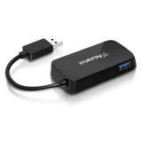 Aluratek 4-Port USB 3.0 SuperSpeed Hub with Attached Cable (AUH2304F)