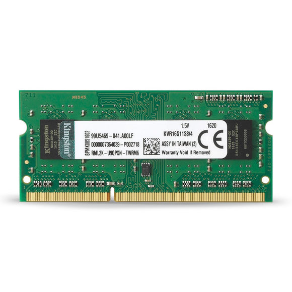 4gb 1600mhz Ddr3 Non-Ecc Cl11 Sodimm Sr X8, Green/Blue