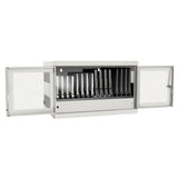 Tripp Lite 16-Port AC Charging Storage Station Cabinet for Chromebook and Laptop, 17-Inch Depth, Wall Mount and Cart Option, White (CSC16ACW)