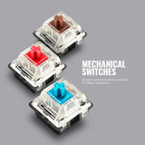 Cooler Master CK530 Tenkeyless Gaming Mechanical Keyboard with RGB Backlighting, On-The-Fly Controls, and Aluminum Top Plate